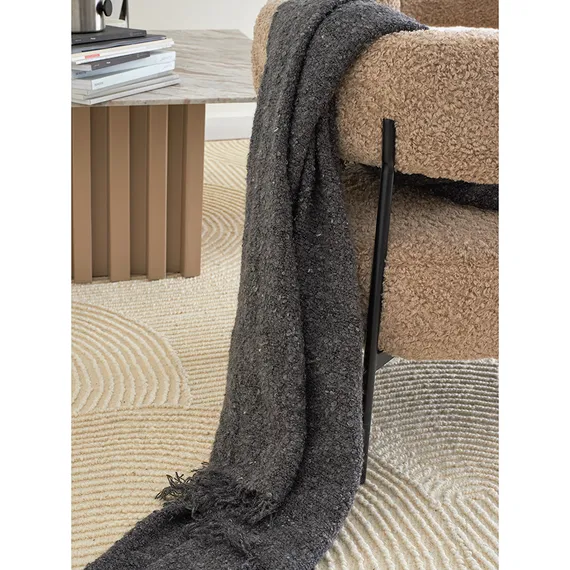 Кресло HugMe, бежевое букле