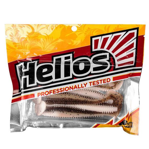 Виброхвост Shaggy 3,35&#39;/8,5 см Rusty &amp; White 5шт. (HS-16-005) Helios
