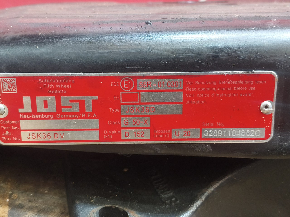 Седло JOST 150мм 2022г.