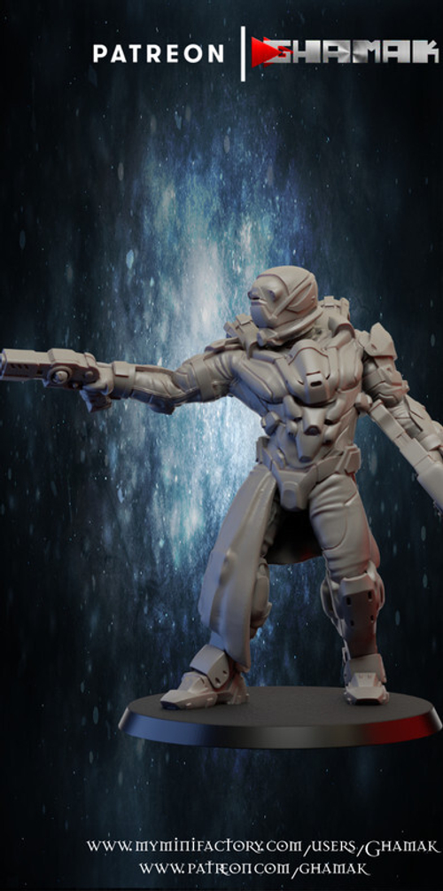 Necromunda Van Saar Gang Бандит Вар Саар №8 миниатюра для dnd, днд, pathfinder, фентези, Настольная игра, НРИ, Варгейм, РПГ