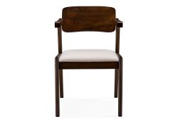 Деревянный стул Velma dirty oak / light beige