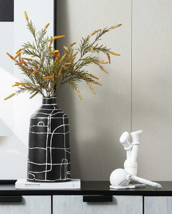 Ваза White line narrow mouth