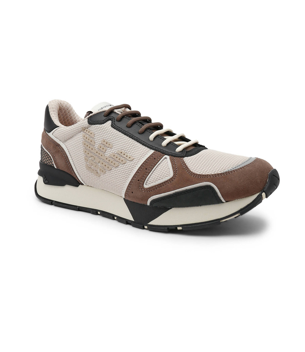 кроссовки Emporio Armani - коричневый(X4X289 XM499)