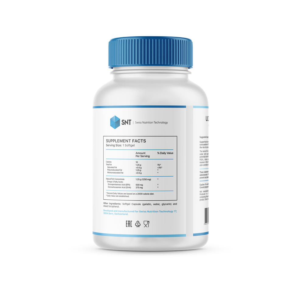 Ultra Omega-3 1250 mg 180 softgels