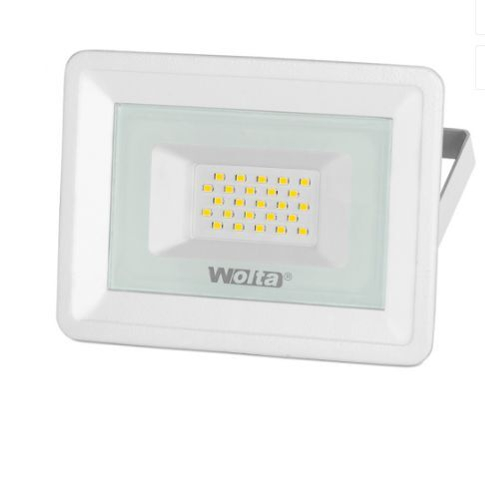 Прожектор светодиодный SMD 20W 5700K IP65 белый Wolta WFL-20W/06W