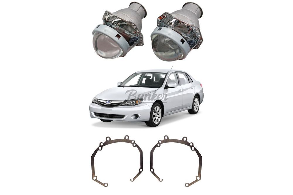 Готовый комплект для замены штатных линз Subaru Impreza 2007-2011