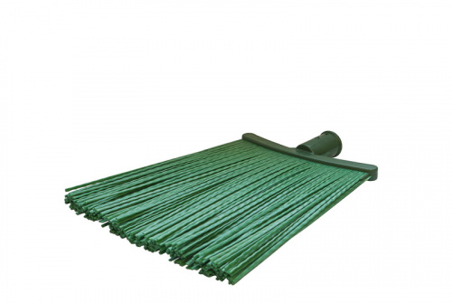 Метла полипропиленовая б/черенка плоская, веерная, 275х290мм, (шт.)---
