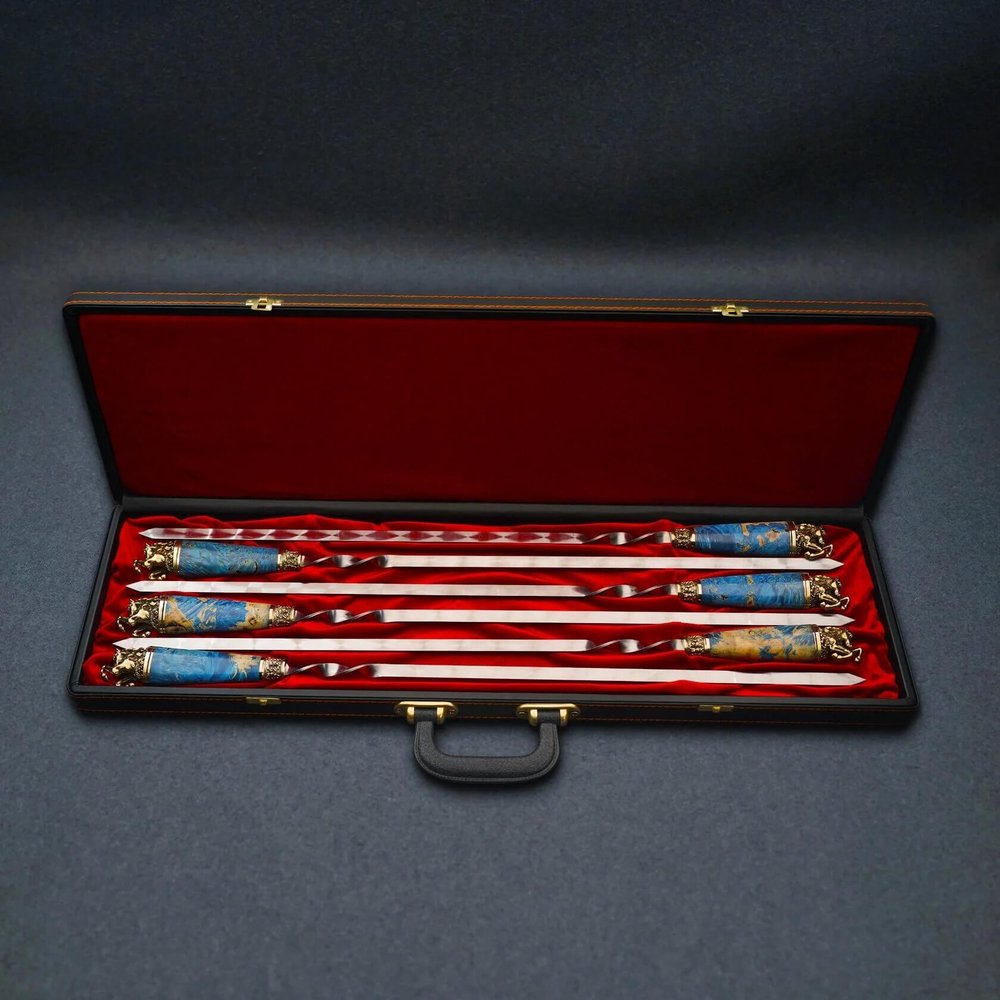 Эксклюзивный набор шампуров "Ретивый конь"