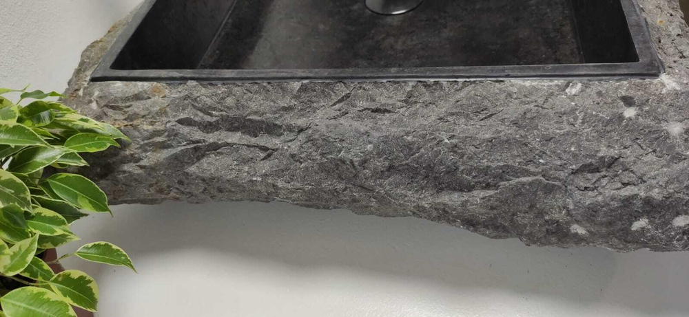 Раковина из мрамора Rectangle Erozy Black  SM-61050 60*50*15