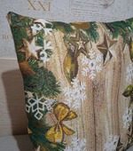 Декоративный гобеленовый чехол для интерьерной подушки Гирлянда 38*38