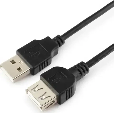 Gembird Удлинитель кабеля USB 2.0 Type-A/USB 2.0 Type-A, 1.8 м, черный