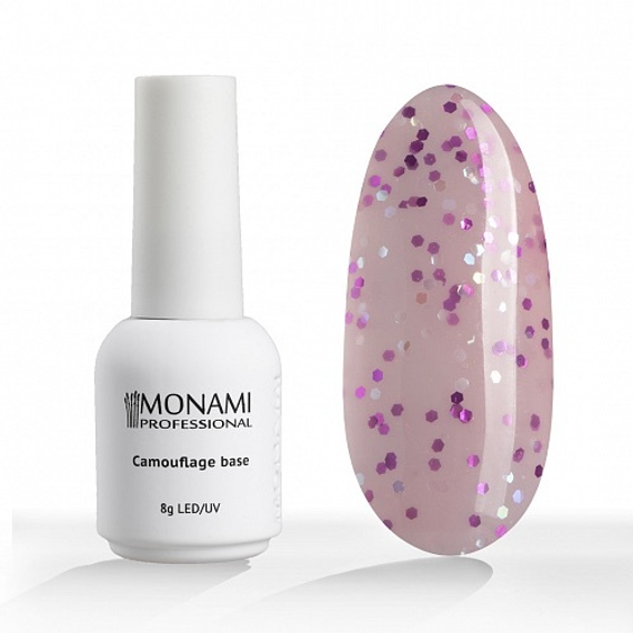 Monami, Camouflage base Pretty Pink, 8 г