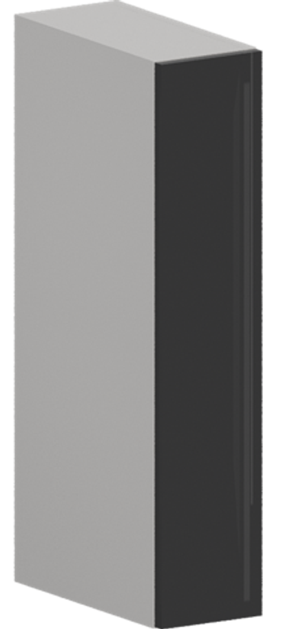 Кухня Модуль ШВБ 150М Ликата / Графит Глянец