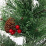 Ёлка «Сказочная принцесса» 60 см, леска, шишки, ягоды (25 веток)