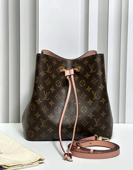 Сумка Louis Vuitton Neonoe MM (розовая фурнитура)