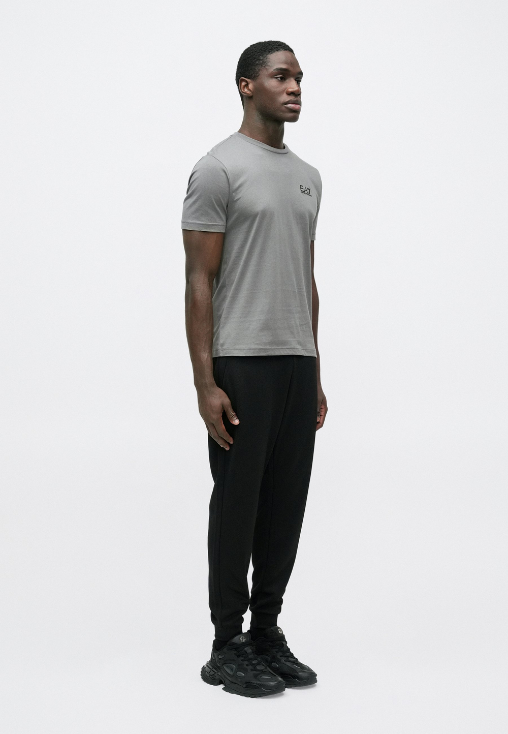 EA7 Emporio Armani UNISEX - Базовая футболка - Серый