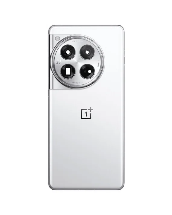 Задняя крышка для OnePlus 12 5G белая (Leave blank) со стеклом камеры