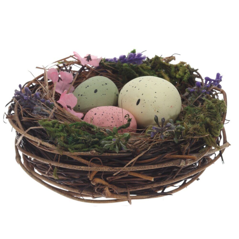 GAEM Набор из 3-х изделий декоративных "Гнездо пасхальное" (10*5), L33 W10 H5 см
