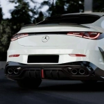 Карбоновый обвес для Mercedes-Benz CLE C236 CLE53 AMG 2023+ Мерседес губа диффузор юбки Спойлер