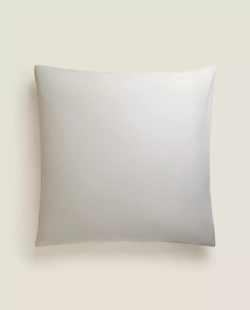 ZARA HOME (200 НИТЕЙ) НАВОЛОЧКА ИЗ ПЕРКАЛЯ, СЕРЫЙ
