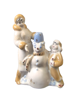 Статуэтка "Снеговик" из серии "Зимний дворик" (Полонное ЗХК)