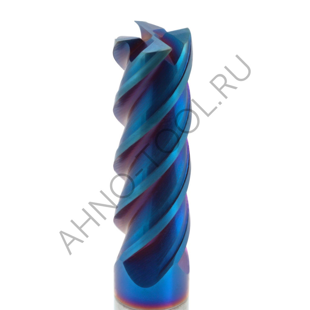 Фреза твердосплавная   8мм (L=100, l=25, хв=8) Z4 45° по закаленной стали BRHM-4EL-D8.0 HRC65 AHNO