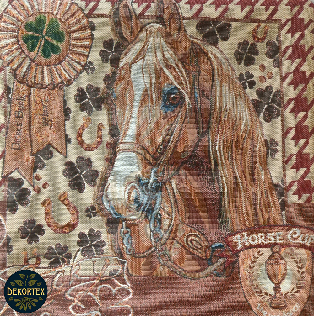 Декоративный гобеленовый чехол для интерьерной подушки Чемпион 35*35