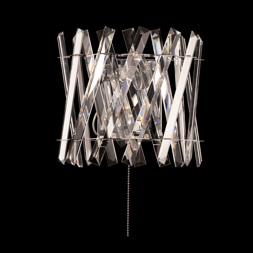 Citilux Ингвар CL334421 Бра хрустальное с выключателем Хром