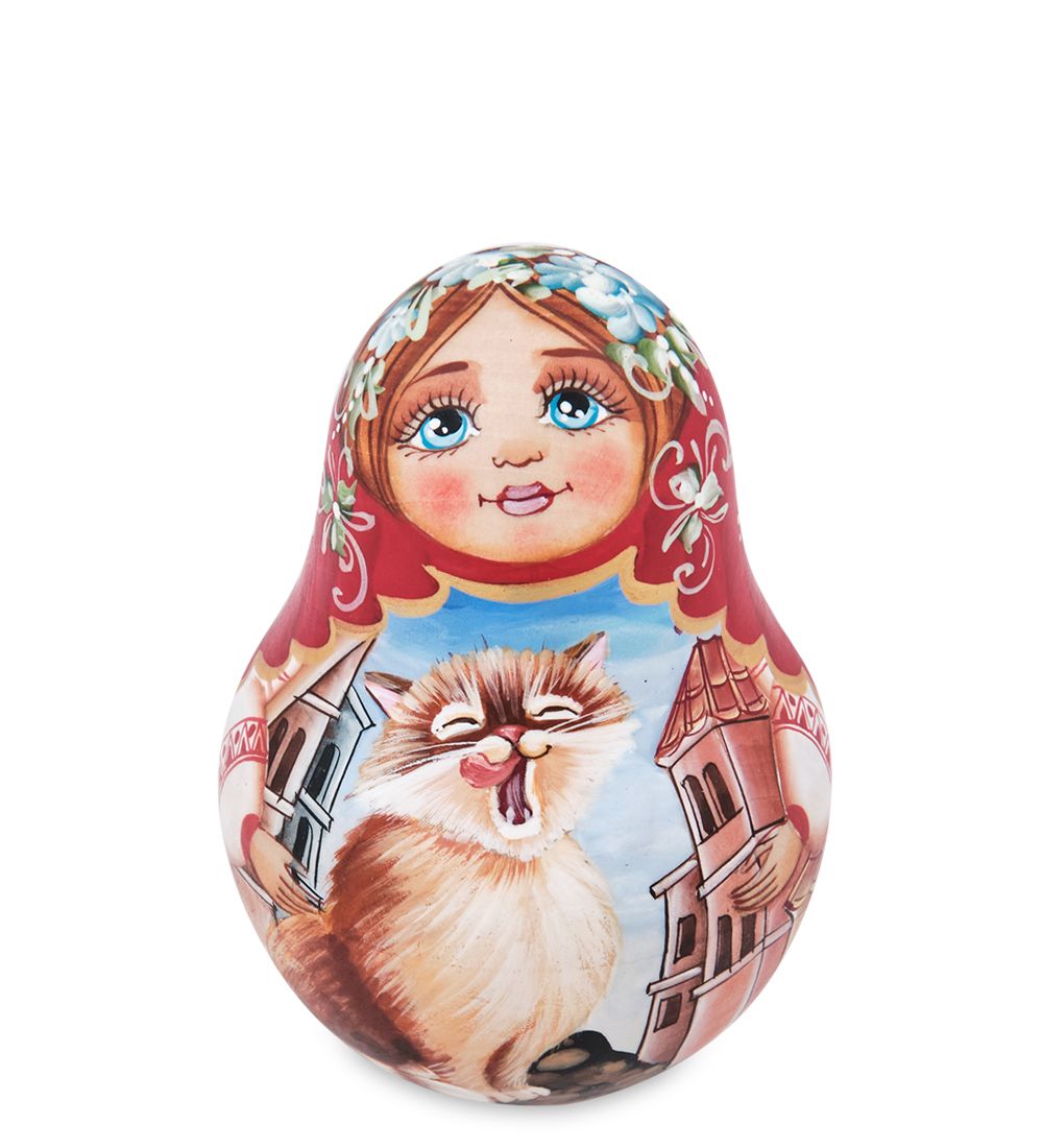 Народные промыслы МР-16/36 Неваляшка «Мария с котом»