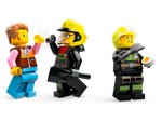 LEGO City 60412 — пожарная машина 4×4 со спасательной лодкой, техника спасателей