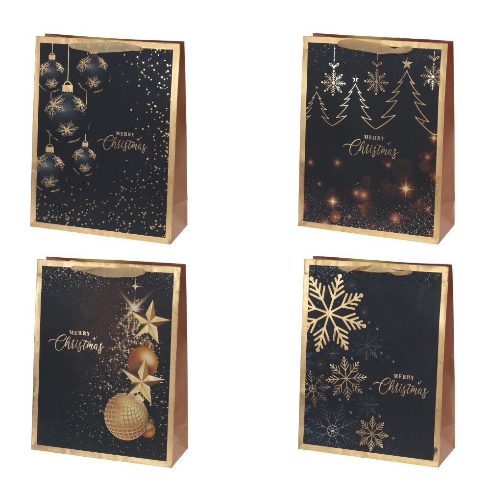 GAEM Пакет подарочный (бумага 210г/м2, блок микс 12шт), L31 W12 H40 см, 4в.