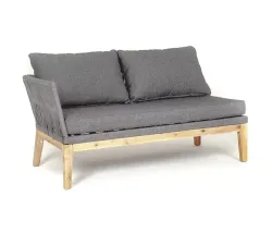 "Барселона" модуль диванный плетеный из роупа боковой правый