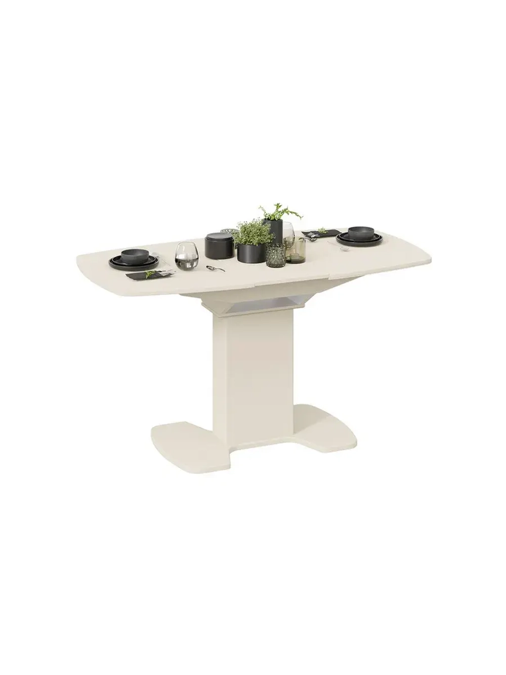 Стол кухонный обеденный раздвижной 110х75х75 см