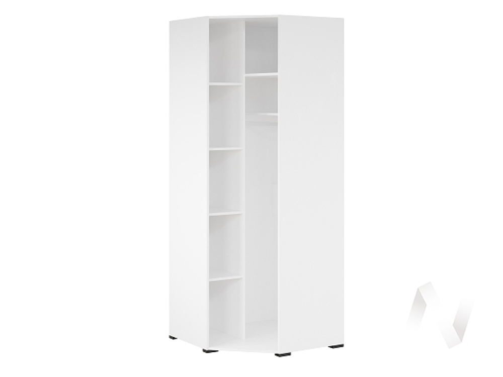 Шкаф угловой МШ-25 Спальня Модена (белый/белый)