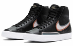 Кроссовки Nike Blazer '77 Infinite "Rubberized Black" GS (Подростковая размерная сетка)
