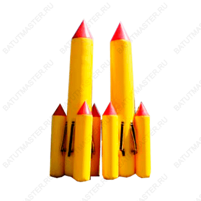 Надувная командная игра "Летучая ракета"