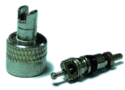 Золотник автомобильной камеры (малый) с колпачком