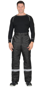 Брюки СИРИУС-РОСТ черные с СОП