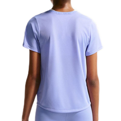 Футболка для девочки Nike Kids One Fitted Dri-Fit Short Sleeve - light thistle/white
