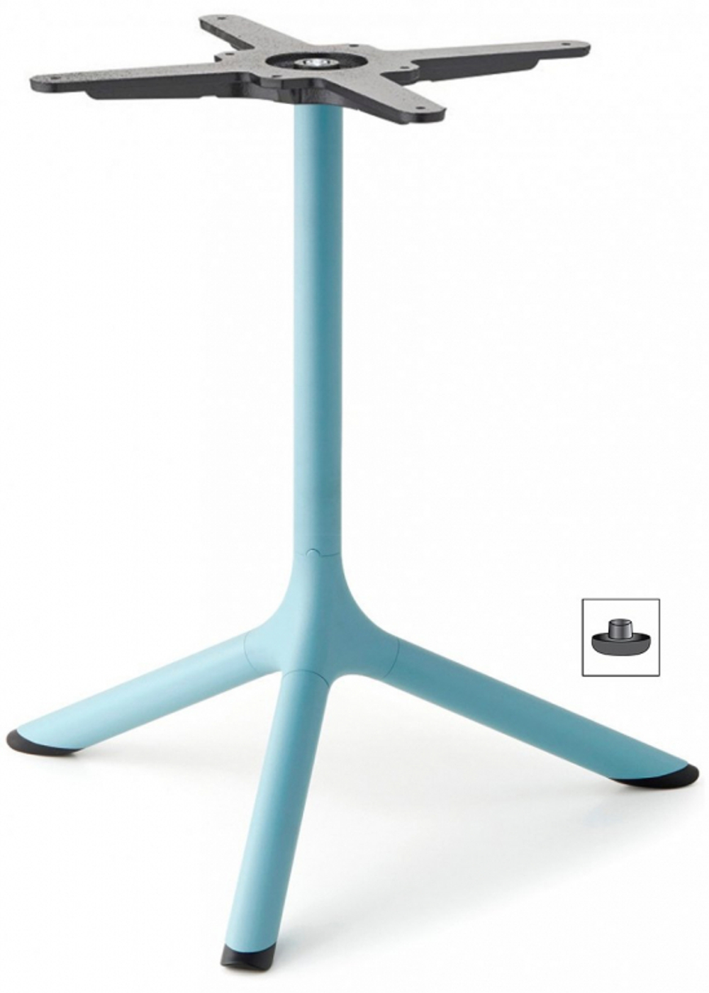 Столик ламинированный кофейный Scab Design Tripe, голубой, кортен