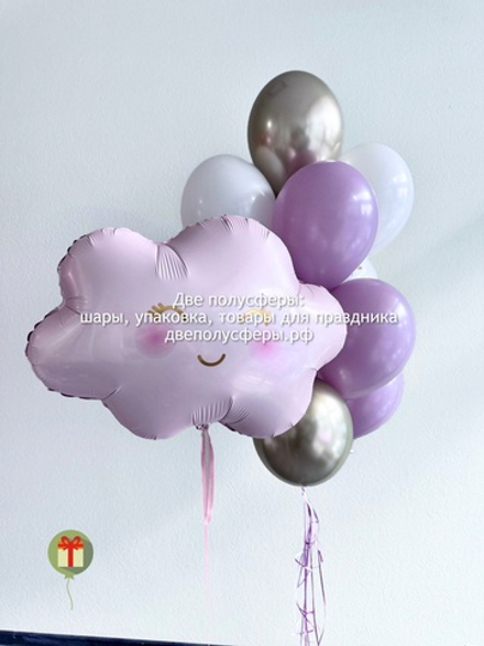 Фонтан и облако