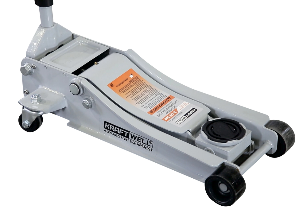 KraftWell KRWFJ3.5 Домкрат низкопрофильный г/п 3,5 т. с педалью