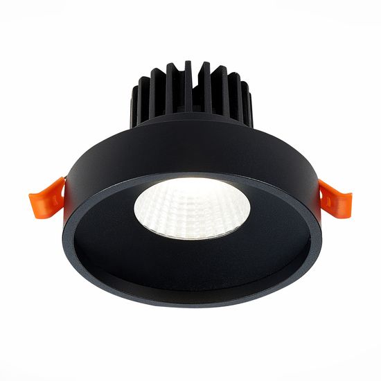 ST751.448.10 Св-к встр. Черный LED 1*10W 4000K 750Lm Ra>90 38° IP20 D100xH75 170-240V Встраиваемые светильники