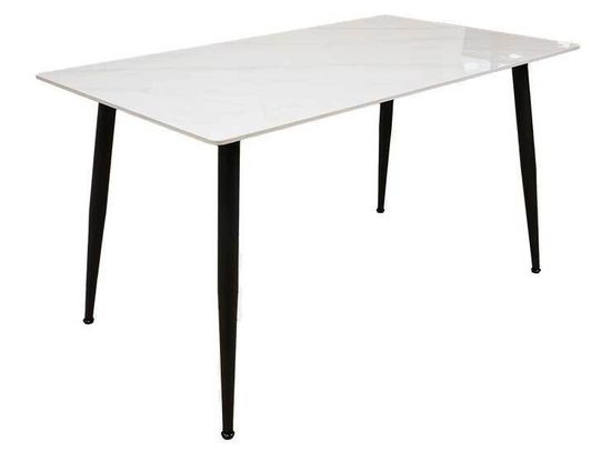 Стол ВИКО керамика, белый глянец Т11мм, 140-80-76 см