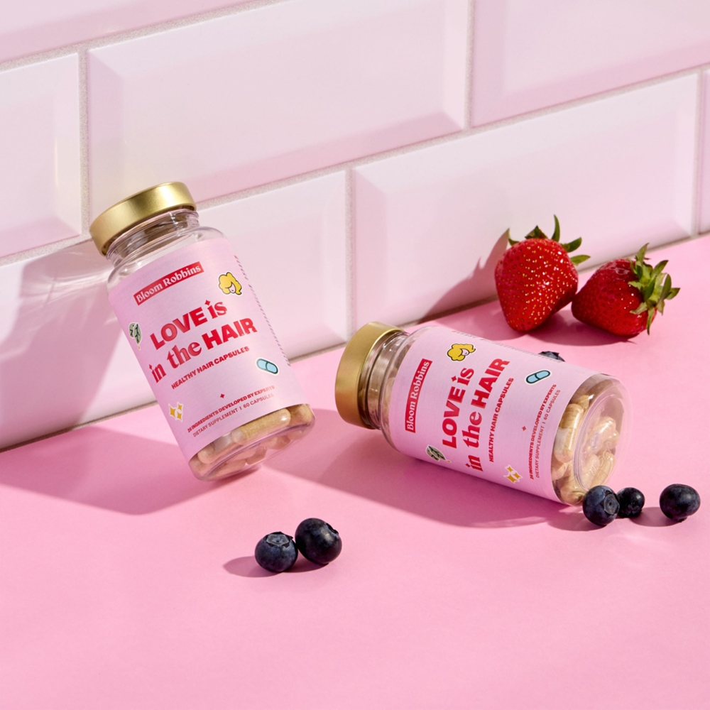 Bloom Robbins LOVE is in the HAIR Healthy hair capsules - Капсулы для волос, 60 caps.