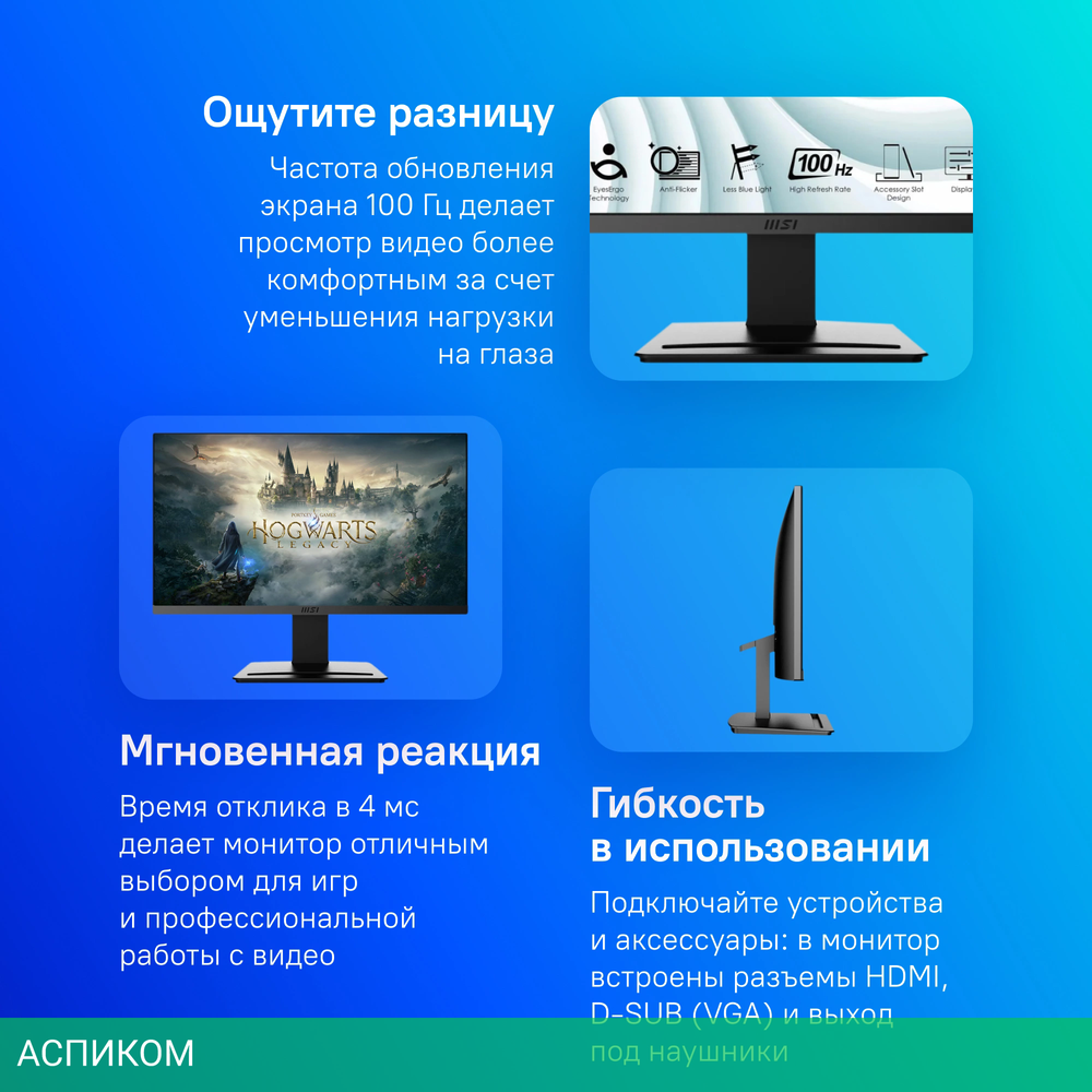 Монитор MSI 21.45" Pro MP223