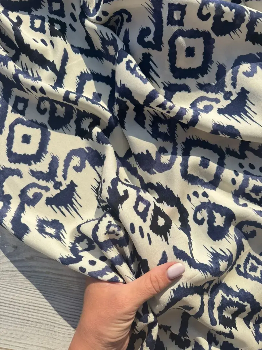 Ткань для шитья 2 м штапель вискоза принт