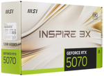 Видеокарта MSI MSI GeForce RTX 5070 INSPIRE 3X OC 12 Гб