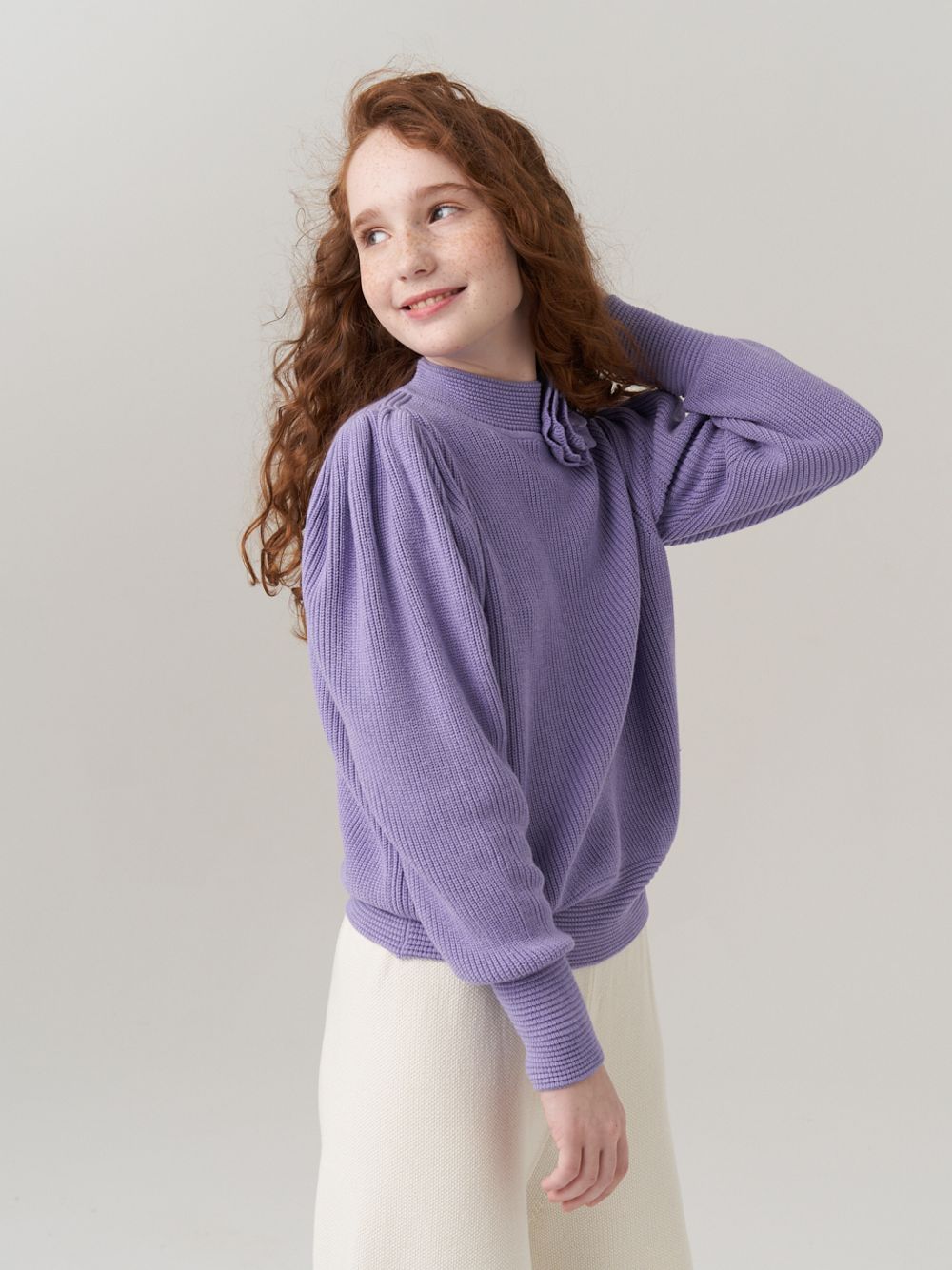Джемпер для девочки AT1062 лавандовый