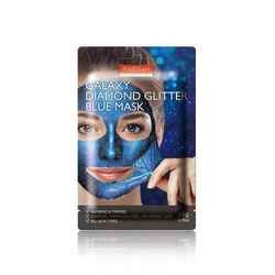 Purederm Galaxy Diamond Glitter Blue Mask укрепляющая маска - пленка (голубая)